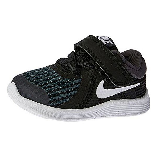 Sports Shoes for Kids Nike REVOLUTION 4 (TDV) Black White - Image 3