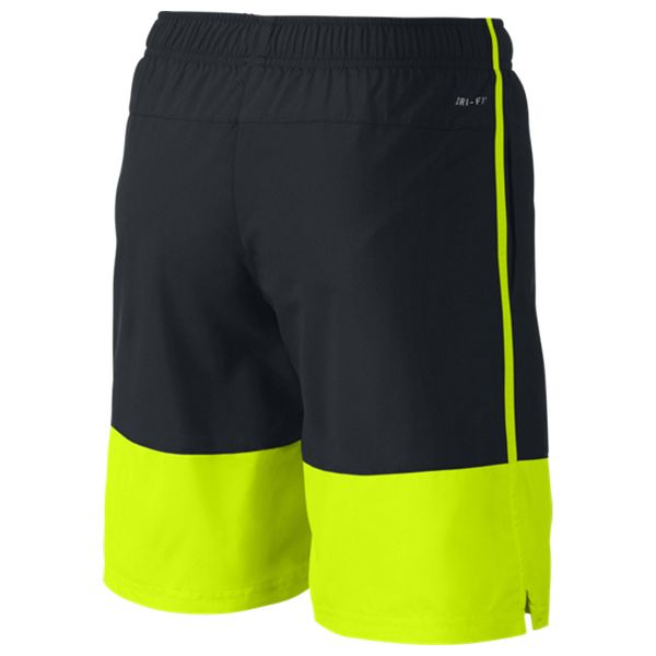 Sport Shorts for Kids Nike AS NIKE YA DISTANCE SHORT YTH Black Yellow
