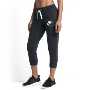 Women's Cropped Sports Pants Nike 883723 010 Black