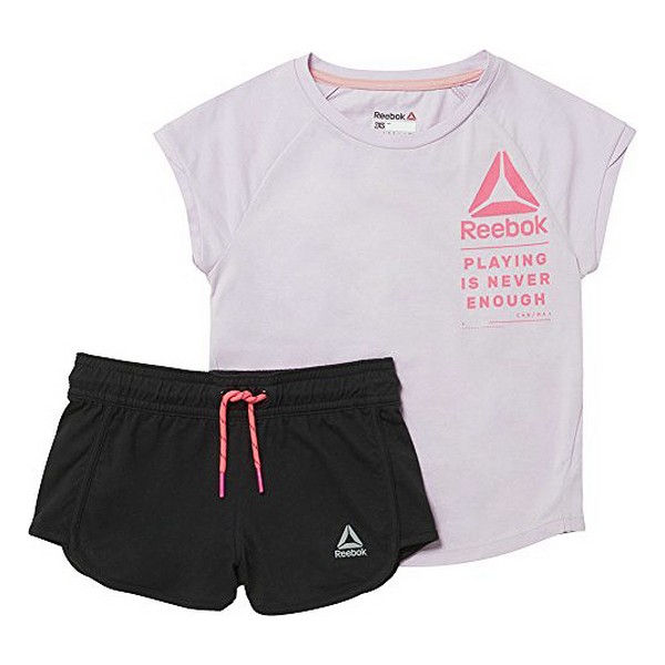 Children's Sports Outfit Reebok G ES SS White Black - Image 6