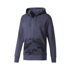 Men's Sports Jacket Adidas Ess Aop Fz Blue