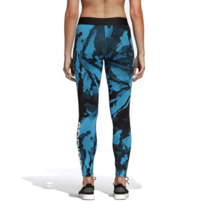 Sport leggings for Women Adidas W E AOP TIGHT Camouflage Blue
